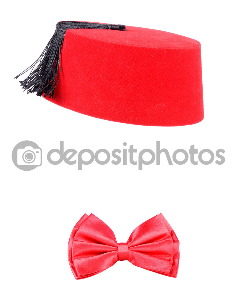 Fez and bow tie