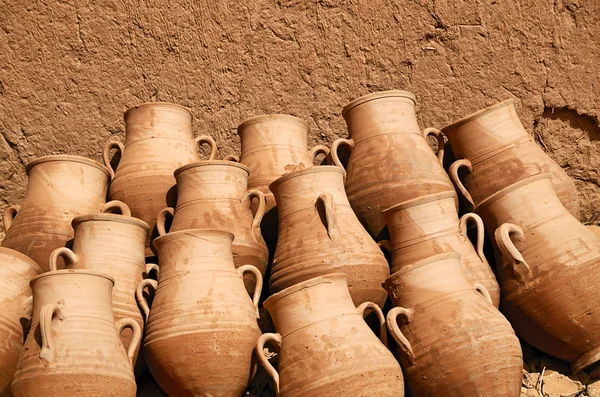 Clay jugs — Stock Photo, Image