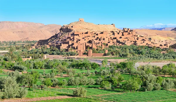 Panorama miasta warownego w Maroko Ліцензійні Стокові Фото