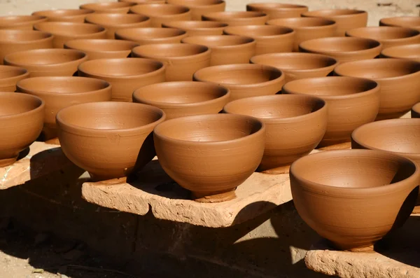 Handmade pottery — Stock Photo, Image