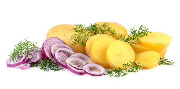 Potatoes with onion