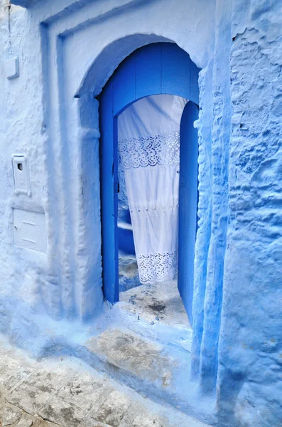 Blaue Stadt chefchaouen, Marokko — Stockfoto