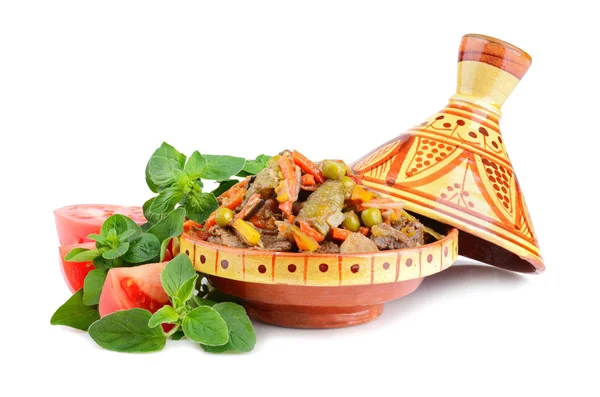 Tajine with beef — Stock Photo, Image