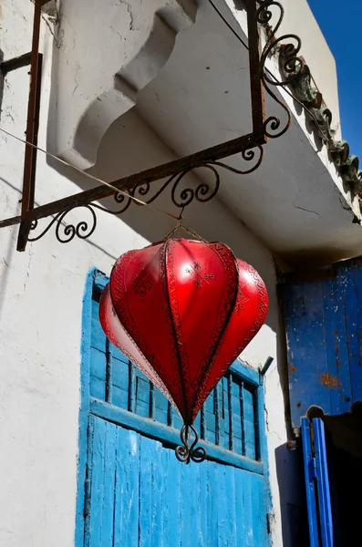 Red moroccan lantern — Stock Photo, Image