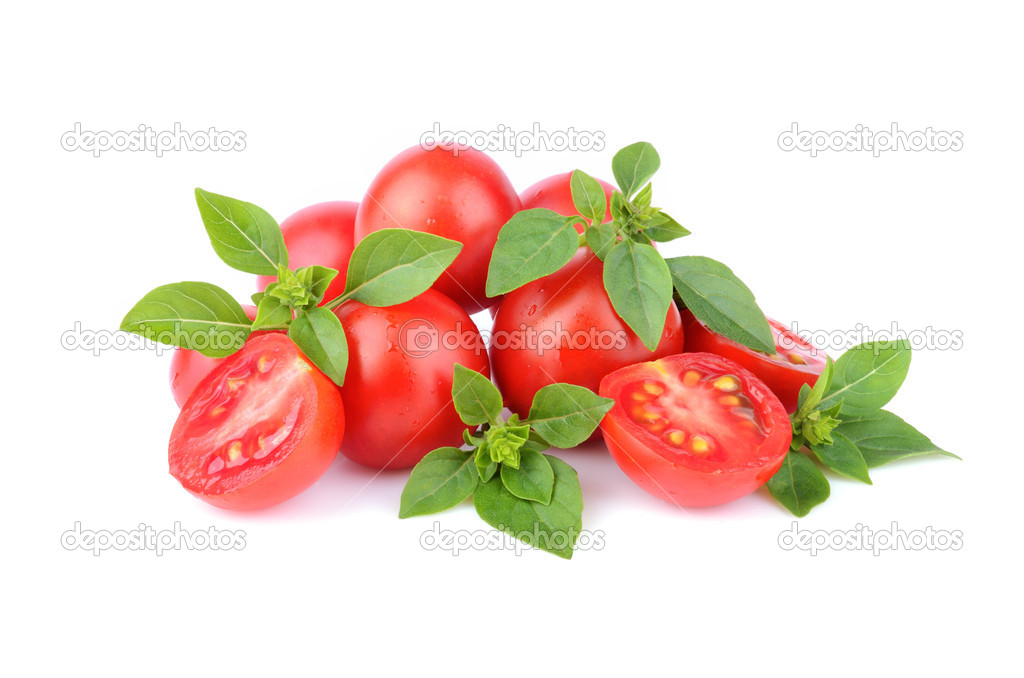 Basil and tomatoes