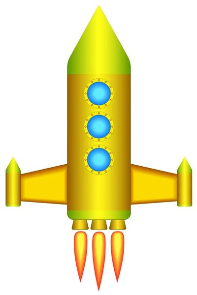Icono de cohete para varios diseños — Archivo Imágenes Vectoriales