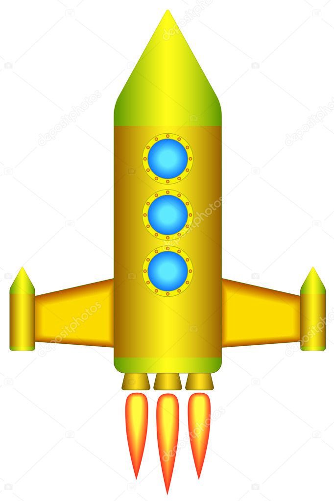 Rocket icon for various design