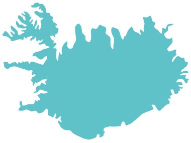 İzlanda Haritası