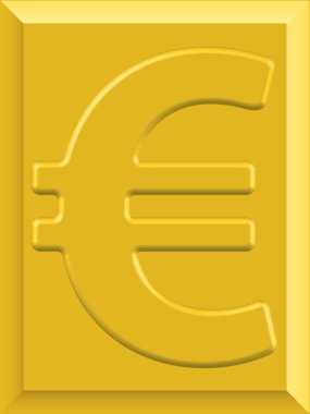Gold euro clipart