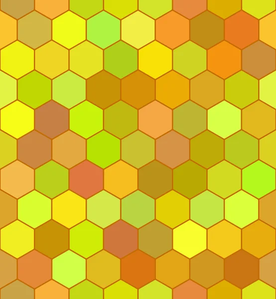 Honingraat kleurenpatroon — Stockvector