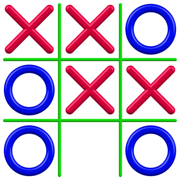 Noughts and Crosses — Stock Vector