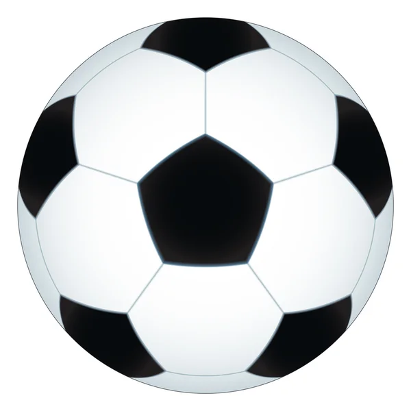 Balón de fútbol — Vector de stock