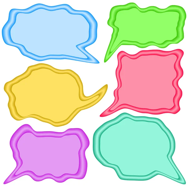 Speech bubbles — Stock Vector