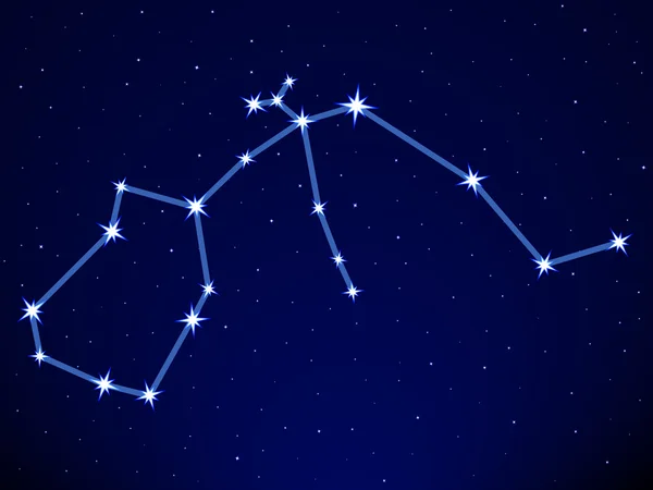 水瓶座星座 — 图库矢量图片