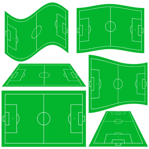 Campo de fútbol — Archivo Imágenes Vectoriales