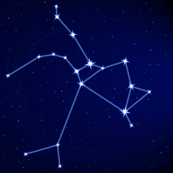Constelación de Sagitario — Archivo Imágenes Vectoriales