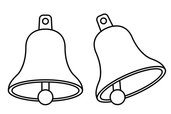 Ілюстрація Контурних Піктограм Дзвінка — стоковий вектор