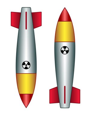 Nükleer bir hava bombasının resmi