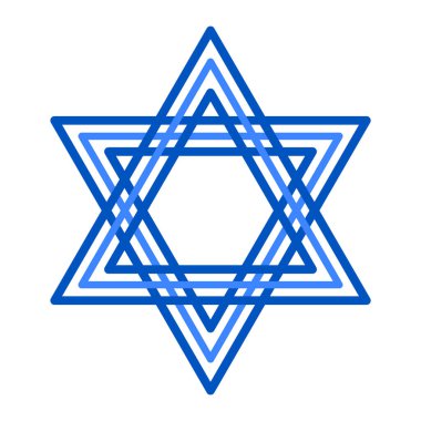 David 'in Yıldızı sembolü çizimi