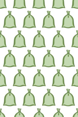 Bir tuval çuvalının kusursuz deseni