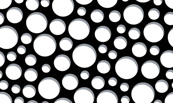 Abstract Seamless Pattern Holes — Stock Vector