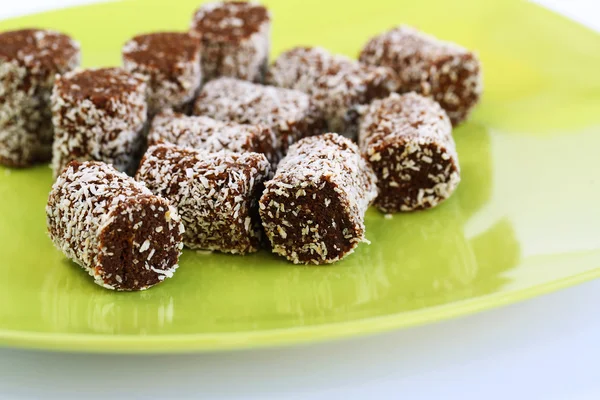 Caramelle al cocco e cioccolato — Foto Stock