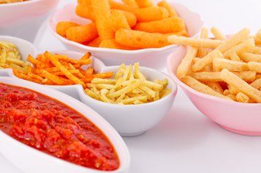 kase patates, Mısır ve buğday cips