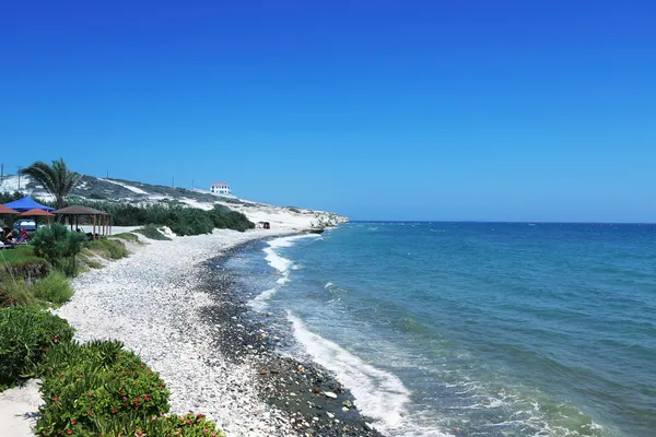 Kypr pláž — Stock fotografie