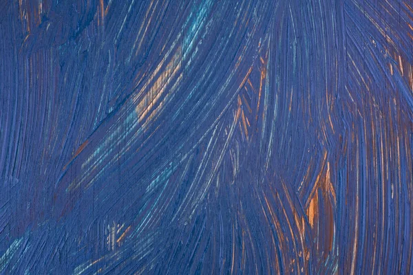 Textura Colorida Pintura Como Fondo Mago Horizontal Abstracto Azul Naranja — Foto de Stock