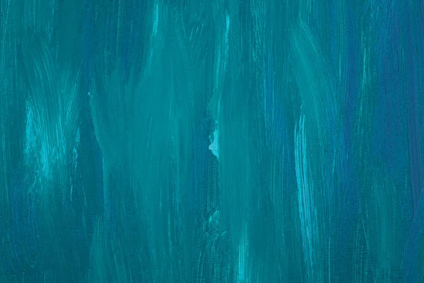 Barevná Malba Textury Jako Pozadí Modrý Abstraktní Horizontální Obraz Akrylové — Stock fotografie