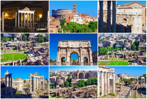 Romeinse forum — Stockfoto