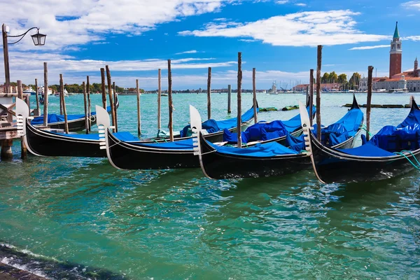 Gondolas in Venice — Stock Photo, Image