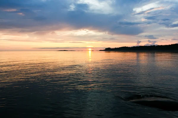 Sonnenuntergang am Meer — Stockfoto