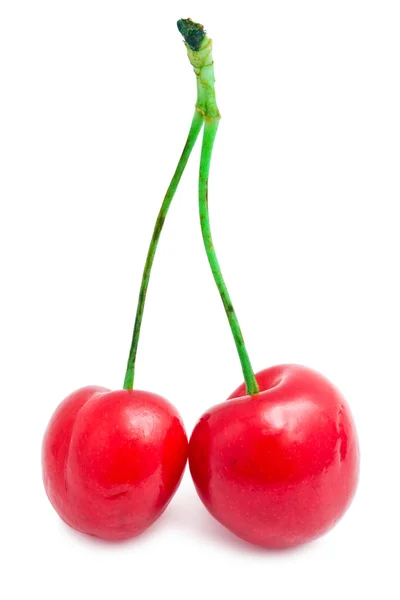 Cireșe roșii — Fotografie, imagine de stoc