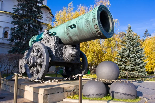 Canhão russo enorme — Fotografia de Stock