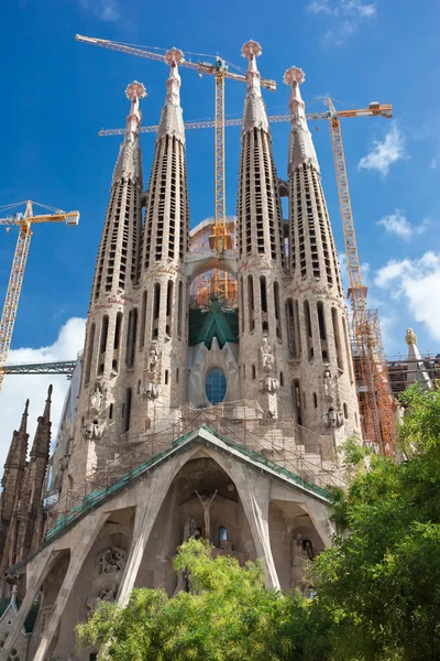 Sagrada Familia w Barcelonie — Zdjęcie stockowe