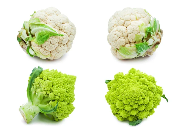 Blomkål och broccoli — Stockfoto