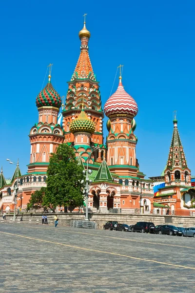 Catedral de São Basílio em Moscovo — Fotografia de Stock