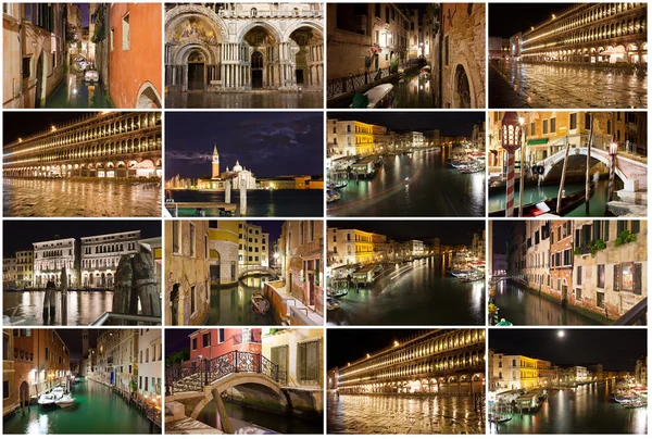 在威尼斯的夜 — 图库照片