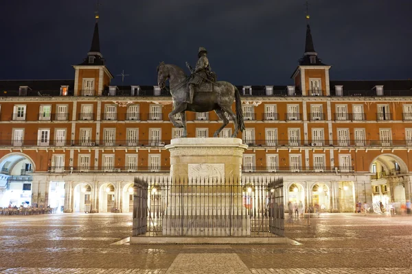 Plaza burgemeester in Madrid — Stockfoto