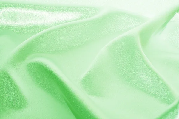 Grön siden — Stockfoto