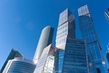 Modern scyscrapers