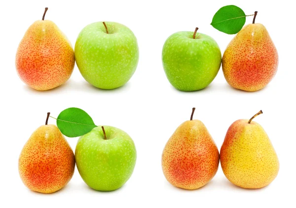 Pears and apples — Stock Photo, Image