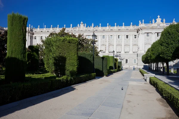 Королівський палац в Мадриді — стокове фото