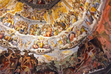 Картина, постер, плакат, фотообои "флорентийский собор фрески фотообои", артикул 38849055