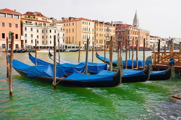 Gondels in Venetië — Stockfoto