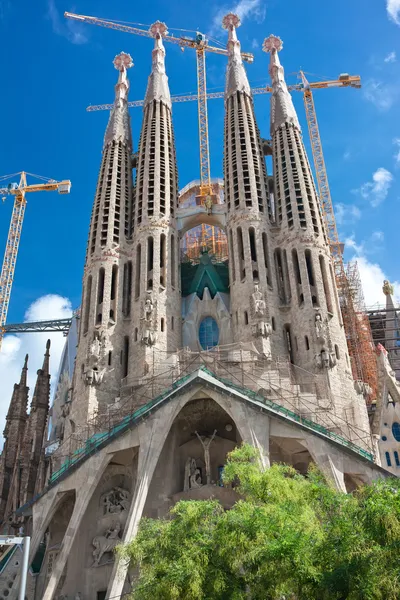 Sagrada Familia w Barcelonie — Zdjęcie stockowe