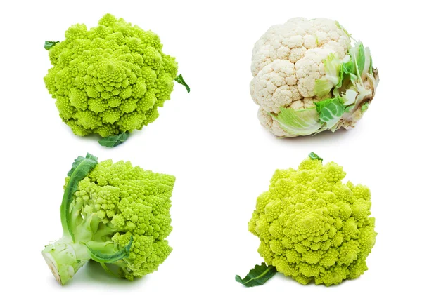 Blomkål och broccoli — Stockfoto