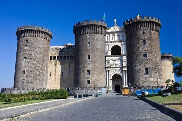 Napoli 'deki Castel Nuovo — Stok fotoğraf