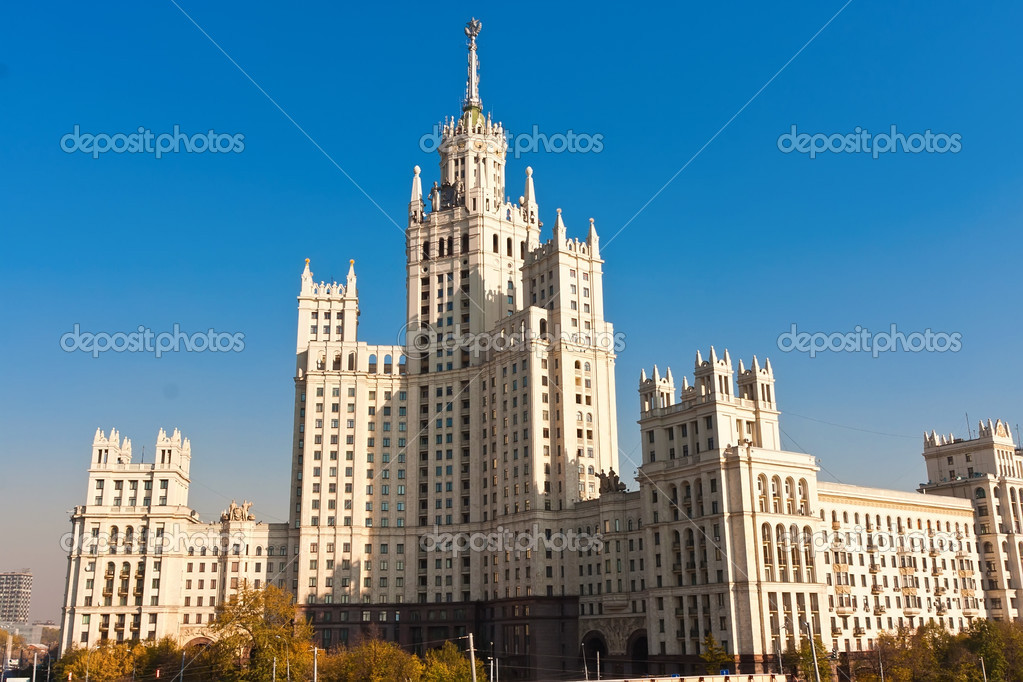 Kotelnicheskaya Embankment Building Stock Photo Sailorr 39364879